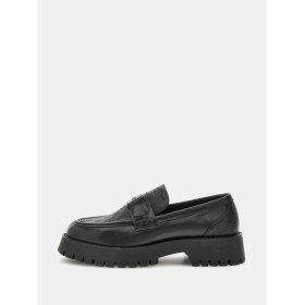 Resim Guess Gorizia Erkek Siyah Deri Makosen FMTGORLEL14-BLACK 