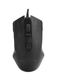 Resim Ajazz 7 Düğmeli Kablolu Fare Ayarlanabilir Dpı Macrodrive Yazılımı Bilgisayar İçin Siyah Aj52 Diğer 