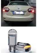 Resim Renault Fluence Plaka Aydınlatma Seti Beyaz Özel Cob Led 