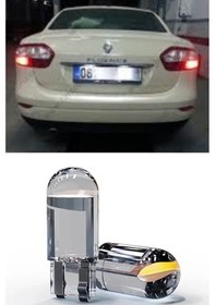 Resim Renault Fluence Plaka Aydınlatma Seti Beyaz Özel Cob Led 