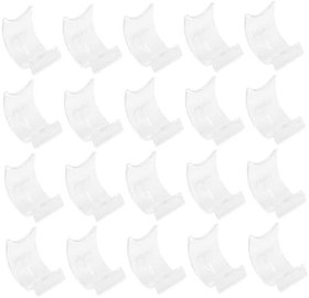 Resim ABOOFAN Çok İşlevli Ekran Standı Şövale Braketi Telefon Braketleri 20 Adet Cep Telefonu Tutucuları Için Plastik Saklama Braketleri 