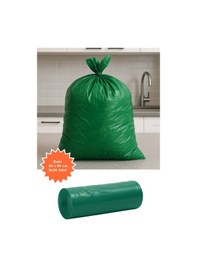 Resim Yeşil Rulo Çöp Poşeti 40x89 Cm 3x20 Adet Ev Mutfak İş Ofis Avantajlı Paket 