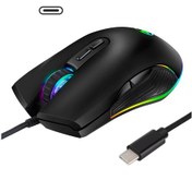 Resim Cbtx RGB Arkadan Aydınlatmalı Kablolu Oyun Faresi 