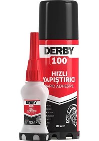 Resim Derby Hızlı Yapıştırıcı Seti 100 Ml 10 Adet Ahşap Ve Plastik Yüzeyler İçin Yüksek Yapıştırma Gücü Düşük Viskozite 100 Ml 