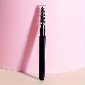 Resim 1Pc Spiral Başlıklı Ve Kapaklı Kaş Fırçası - Mascara Uygulaması Ve Göz Makyajı Için Mükemmel 