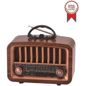 Resim Torima Bluetooth Hoparlör Nostaljik Radyo Kablosuz Speaker D57 