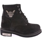 Resim Harley Davıdson 025g0109 Gıbson-1 Zenne Bot HD-025G0109-R1627 Siyah Nubuk 