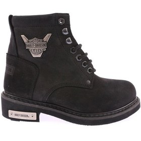 Resim Harley Davıdson 025g0109 Gıbson-1 Zenne Bot HD-025G0109-R1627 Siyah Nubuk 