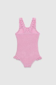 Resim UV Korumalı Dokulu Kız Çocuk Mayo Pink Frosting - Pink Frosting / 3-4 Yaş 