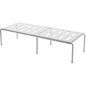 Resim Kabine Raf Genişletilebilir İstiflenebilir Mutfak Dolap Rafı Beyaz 