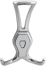 Resim Badem10 Galata Askı Portmanto Metal Vestiyer Duvar Dolap Elbise Askısı Krom Renk Mobilya Askılığı Aparat 