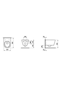 Resim Laufen Kartell Rımless Asma Klozet 8.2033.7.000.000.1 
