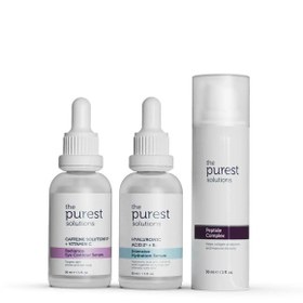 Resim The Purest Solutions Yoğun Nem Destekli Anti Aging Etkili Göz Çevresi Aydınlatma Etkili Bakım Seti 