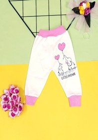 Resim Balonlu Fil Baskılı Kız Bebek Pijama Alt ka85214563 