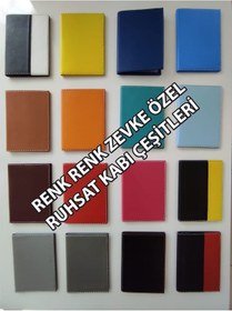Resim Kişiye Özel Baskılı Ruhsat Kabı 