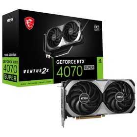 Resim MSI 12GB RTX 4070 SUPER 12G VENTUS 2X OC GDDR6X 192Bit HDMI 3xDP DLSS3 