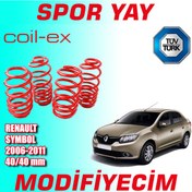 Resim Coil-Ex Symbol 2006-2011 Arası 40-40Mm Alçaltma Spor Yay 