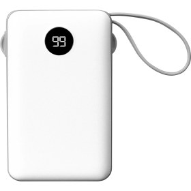 Resim S-Link P102 10000MAH Prm 2*usb+Type-C+Micro+Lightning Beyaz LCD Taşınabilir Pil Şarj Cihazı Powerban 