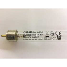 Resim Philips Osram 8w Tuv Uvc Ultraviyole Floresan Mikrop Öldüren Lamba 
