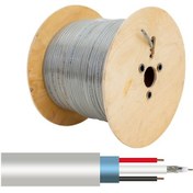Resim Kamera Kablosu Cctv Bakır (Cu) 2+1 X 0.22Mm 250 Metre Powermaster 