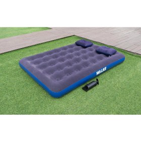 Resim Walke King Çift Kişilik Şişme Yatak Seti Lacivert 