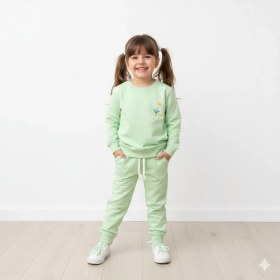 Resim Bebolly Ikili Takım Beep Baskılı Uzun Kol Beli Lastikli Mevsimlik Eşofman Takımı 