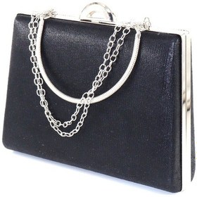 Resim Keeba Taşlı Siyah Abiye Çanta Clutch Siyah Taşlı Gece Çantası Abiye Çanta Siyah Abiye Çantası 