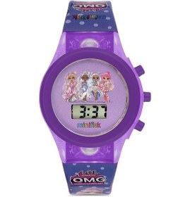 Resim Miniflak Lol Surprise Lisanslı Omg7001 Mor Işıklı Çocuk Saati Mor 