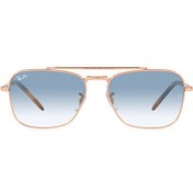 Resim Ray-Ban New Caravan RB3636 Kare Altın Unisex Güneş Gözlüğü 