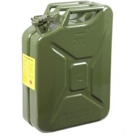 Resim KNC 20 Lt Yeşil Metal Yakıt Bidonu KC020-8G 