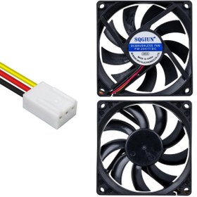 Resim Powermaster IC-216A 3P Kablolu 80X80X15 24Volt Fırçasız DC Fan 