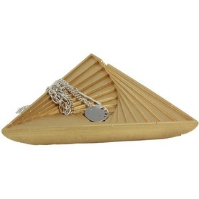 Resim Dekoratif Kase Takı Kutusu Yüzük Kolye Kutusu Mum Tabağı Takı Organizer Üçgen - Altın 