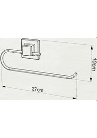 Resim Teknotel Easyfıx Yapıskanlı Kağıt Havluluk Krom Ef240 Krom 