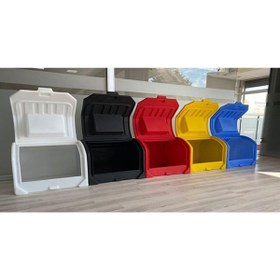 Resim MKG Arora Zr4 Motosiklet Servis Çantası Siyah 90 Lt Pizza Servis Arka Bagaj 