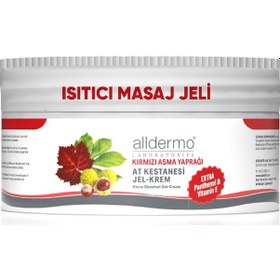 Resim Alldermo At Kestanesi Kırmızı Asma Yaprağı Isıtıcı Jel Krem 250 ML 