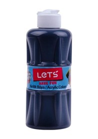 Resim Lets Akrilik Boya 250 Ml Siyah L 5709 