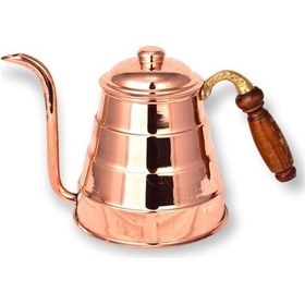 Resim Bakır Tiryaki Demlik 