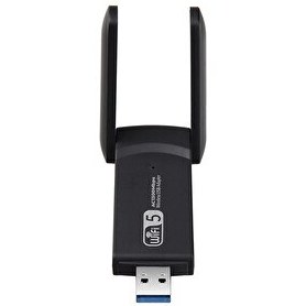 Resim Winex WiFi5 AC1300MBPS 2.4G+5G Wi-Fi Dongle USB 3.0 Wireless Adaptör 