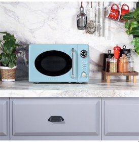 Resim Vestel MD 20 YD Retro Düş Mavisi Mikrodalga Fırın 