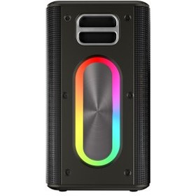 Resim MICROLAB M60 Vega, 100W, Taşınabilir, BT/USB/AUX/TF/Type-C, RGB Işıklı, 15000mAh Batarya, 2adet Mikrofon, Karaoke/Parti, Bluetooth Speaker, 
