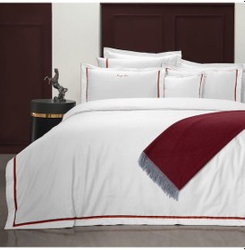 Resim Sarev Odeo Saten Nevresim Takımı Çift Kişilik , .beyaz Beyaz 