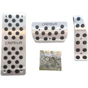 Resim Captiva Krom Pedal Set 3 Parça Vidalı İthal Aksesuar 