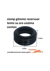 Resim Siamp Gömme Rezervuar Temiz Su Ara Uzatma Contası Kalın 5.9 Siyah 