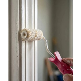 Resim Teknoşık 10 cm Mini Boya Rulosu Seti 6 Adet Yedek Rulo Hediyeli Dar Alan Boyama Rulo Fırça 
