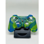 Resim Yues Ps3 Joystick Silikon Kılıf Dualshock Koruyucu Kılıf Desenli Mavi Yeşil 