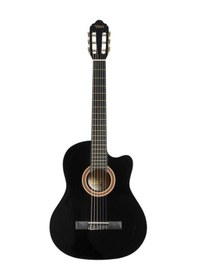 Resim Valencia Vc104tcbk Klasik Gitar Cutaway Siyah Kesik Kasa - Sa 