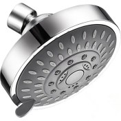 Resim Keluofu Yeni Duş Başlığı Yüksek Basınçlı 4 Inç 5 Ayar Ayarlanabilir Duş Başlığı Üst Sprey Ev Banyo Banyo Aksesuarları (Yurt Dışından) 