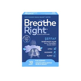 Resim Breathe Right Şeffaf Normal Boy 10 Flaster 