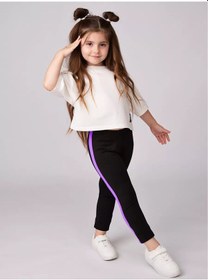 Resim Mılkıbala Yan Stiliyle Leggins 172293172 SiYAH 