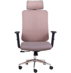 Resim Paris Khv Fileli Yönetici Koltuğu Kahverengi 